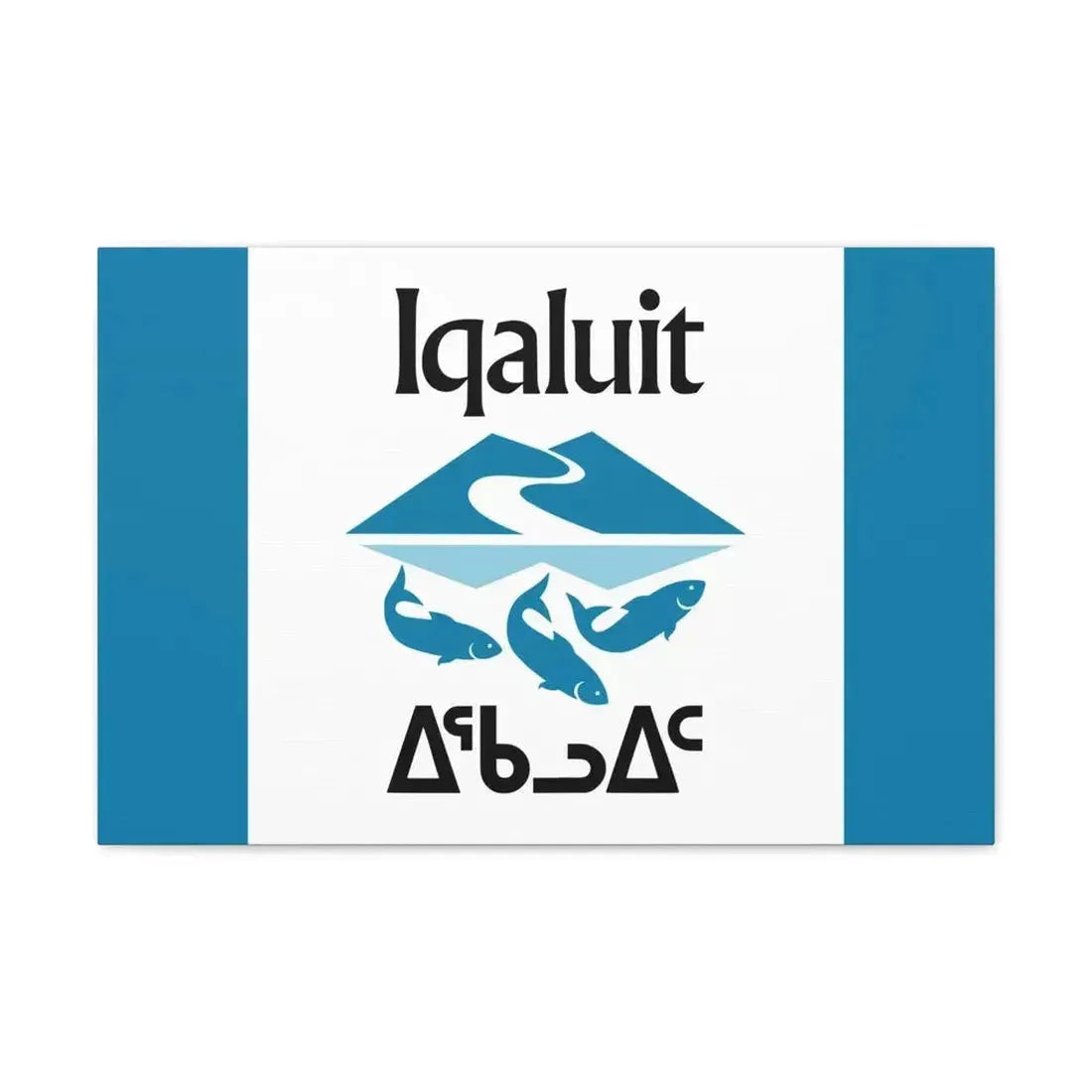 Flag of Iqaluit Nunavut Canada - Canvas Wall Art - The Sticker Space