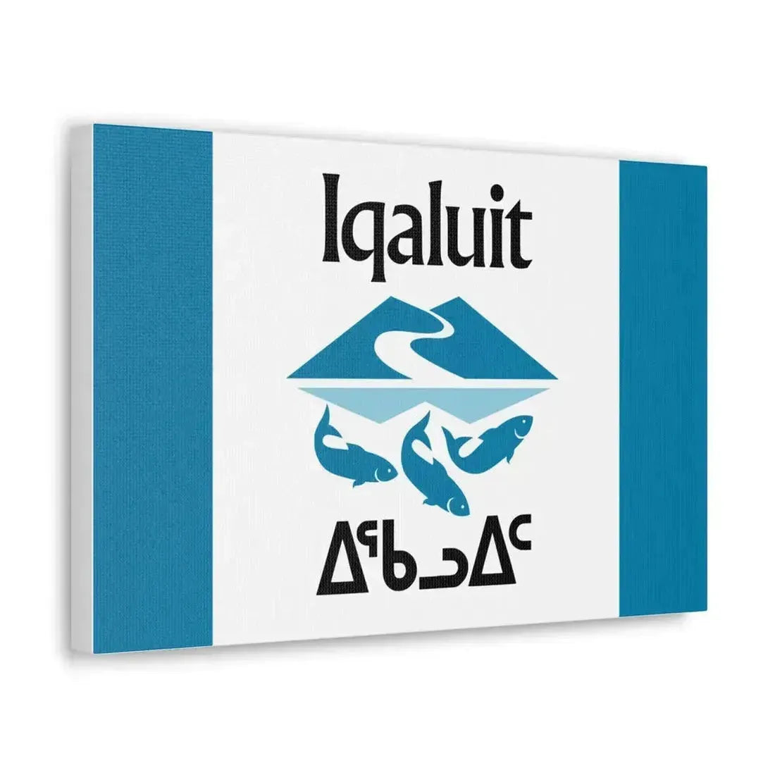 Flag of Iqaluit Nunavut Canada - Canvas Wall Art - The Sticker Space