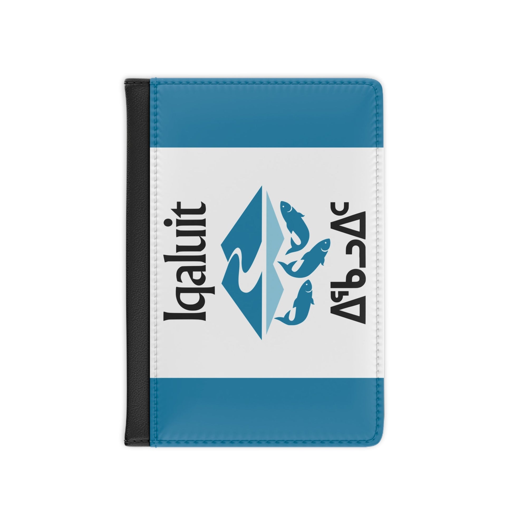 Flag of Iqaluit Nunavut Canada - Passport Holder-3.9" x 5.8"-The Sticker Space