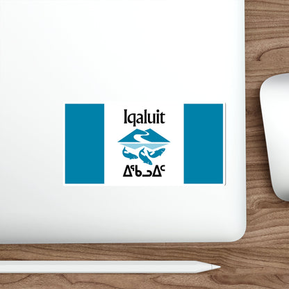 Flag of Iqaluit Nunavut Canada STICKER Vinyl Die-Cut Decal-The Sticker Space