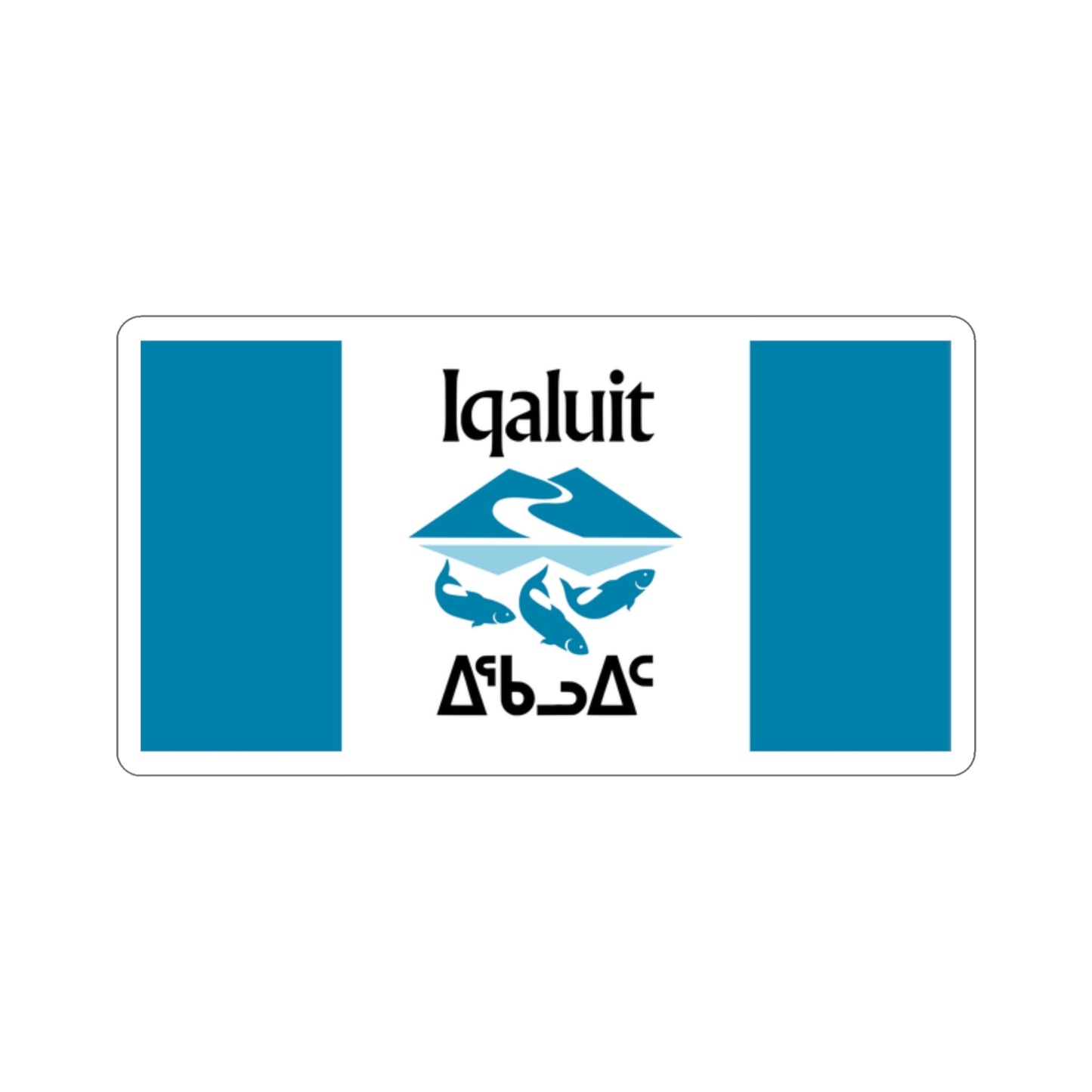 Flag of Iqaluit Nunavut Canada STICKER Vinyl Die-Cut Decal-2 Inch-The Sticker Space