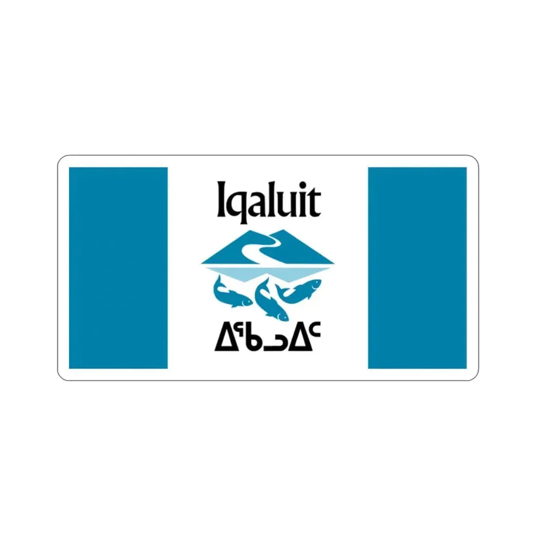 Flag of Iqaluit Nunavut Canada STICKER Vinyl Die-Cut Decal 2 Inch - The Sticker Space