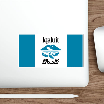 Flag of Iqaluit Nunavut Canada STICKER Vinyl Die-Cut Decal-The Sticker Space