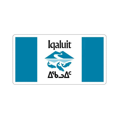 Flag of Iqaluit Nunavut Canada STICKER Vinyl Die-Cut Decal 3 Inch - The Sticker Space