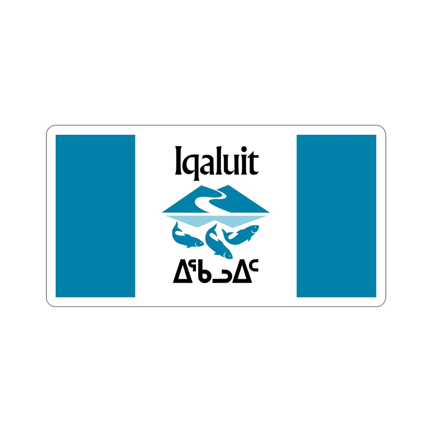 Flag of Iqaluit Nunavut Canada STICKER Vinyl Die-Cut Decal-4 Inch-The Sticker Space