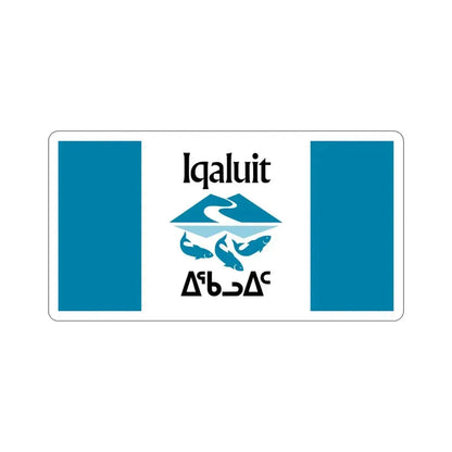 Flag of Iqaluit Nunavut Canada STICKER Vinyl Die-Cut Decal 4 Inch - The Sticker Space