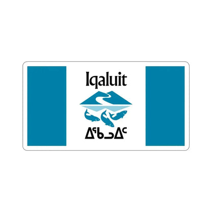 Flag of Iqaluit Nunavut Canada STICKER Vinyl Die-Cut Decal 5 Inch - The Sticker Space