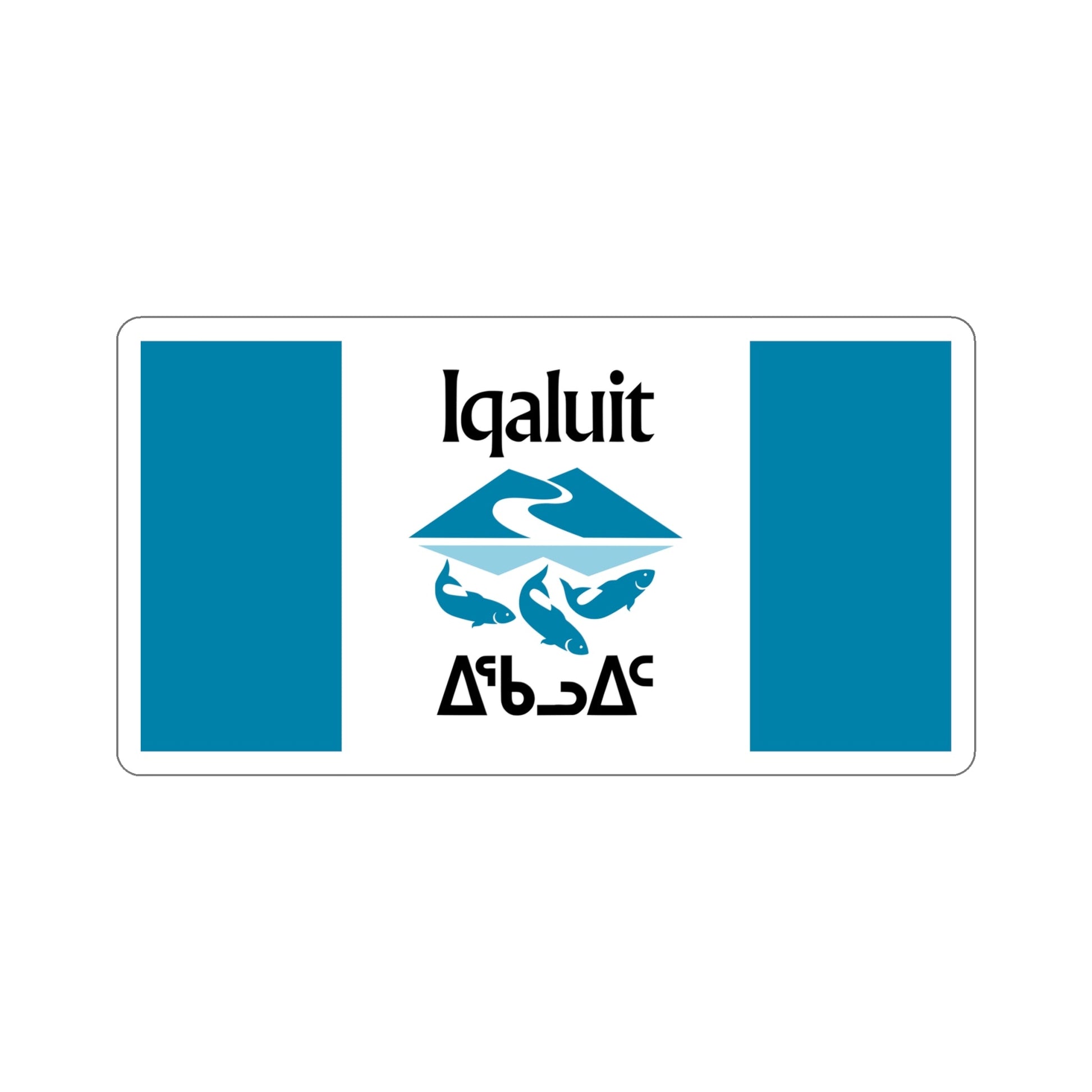 Flag of Iqaluit Nunavut Canada STICKER Vinyl Die-Cut Decal-6 Inch-The Sticker Space