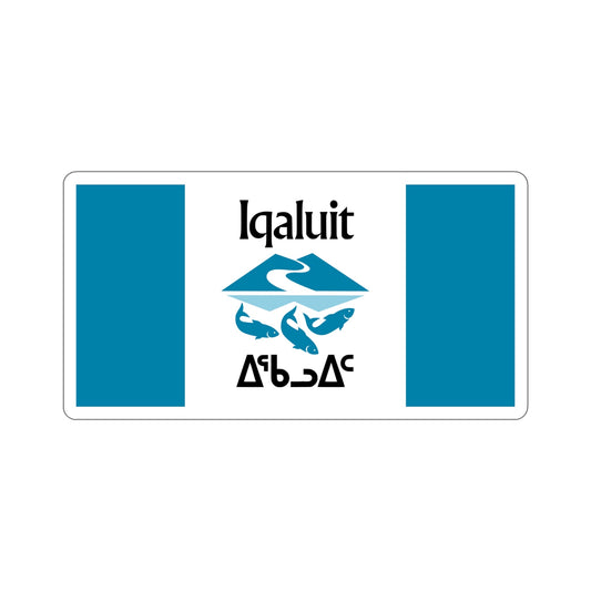 Flag of Iqaluit Nunavut Canada STICKER Vinyl Die-Cut Decal-6 Inch-The Sticker Space