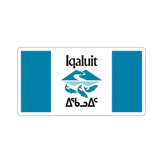 Flag of Iqaluit Nunavut Canada STICKER Vinyl Die-Cut Decal 6 Inch - The Sticker Space