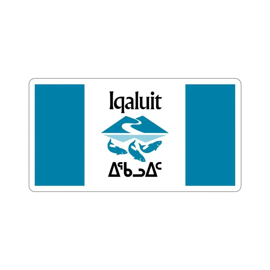 Flag of Iqaluit Nunavut Canada STICKER Vinyl Die-Cut Decal - The Sticker Space