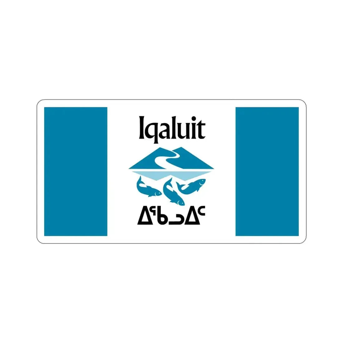Flag of Iqaluit Nunavut Canada STICKER Vinyl Die-Cut Decal - The Sticker Space