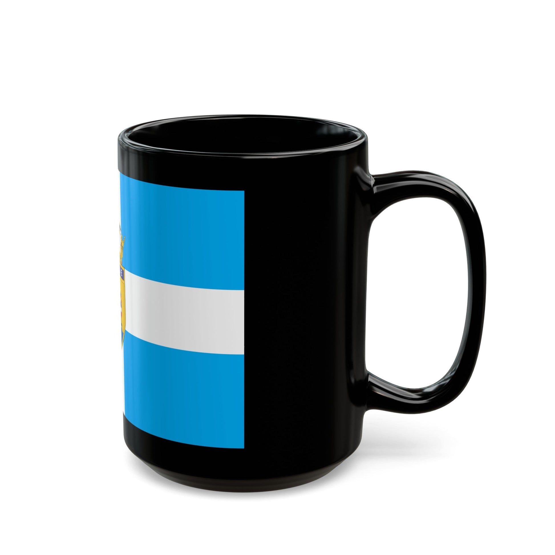 Flag of Iquique Chile - Black Coffee Mug-The Sticker Space