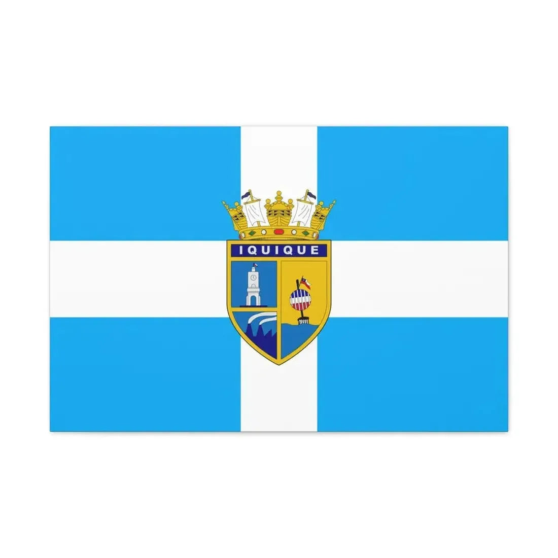 Flag of Iquique Chile - Canvas Wall Art 30" x 20" 1.25" - The Sticker Space