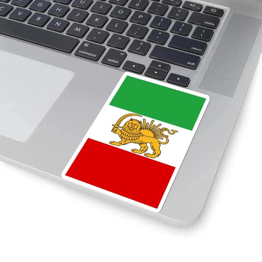 Flag of Iran 1925-1979 vertical (Iran) STICKER Vinyl Kiss-Cut Decal - The Sticker Space