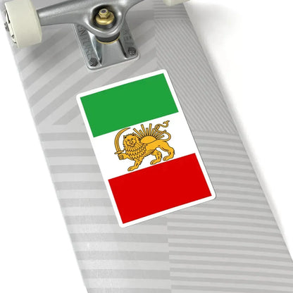 Flag of Iran 1925-1979 vertical (Iran) STICKER Vinyl Kiss-Cut Decal - The Sticker Space