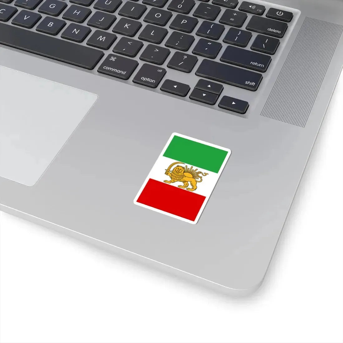 Flag of Iran 1925-1979 vertical (Iran) STICKER Vinyl Kiss-Cut Decal - The Sticker Space