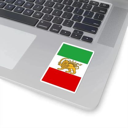 Flag of Iran 1925-1979 vertical (Iran) STICKER Vinyl Kiss-Cut Decal - The Sticker Space