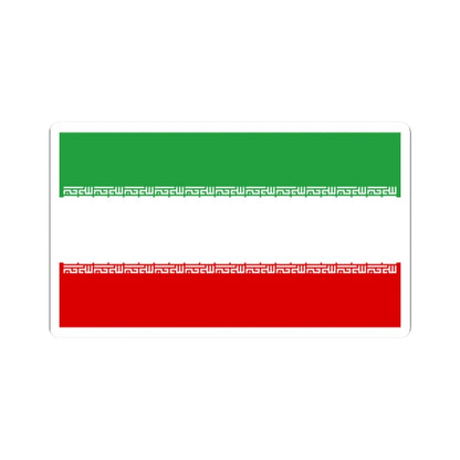 Flag of Iran civil (Iran) STICKER Vinyl Kiss-Cut Decal 2 Inch White - The Sticker Space