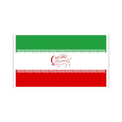 Flag of Iran Democratic (Iran) STICKER Vinyl Kiss-Cut Decal 2 Inch White - The Sticker Space