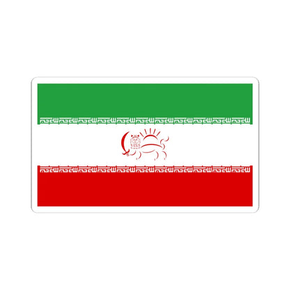 Flag of Iran Democratic (Iran) STICKER Vinyl Kiss-Cut Decal 6 Inch White - The Sticker Space