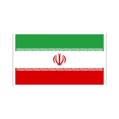 Flag of Iran (Iran) STICKER Vinyl Kiss-Cut Decal 2 Inch White - The Sticker Space