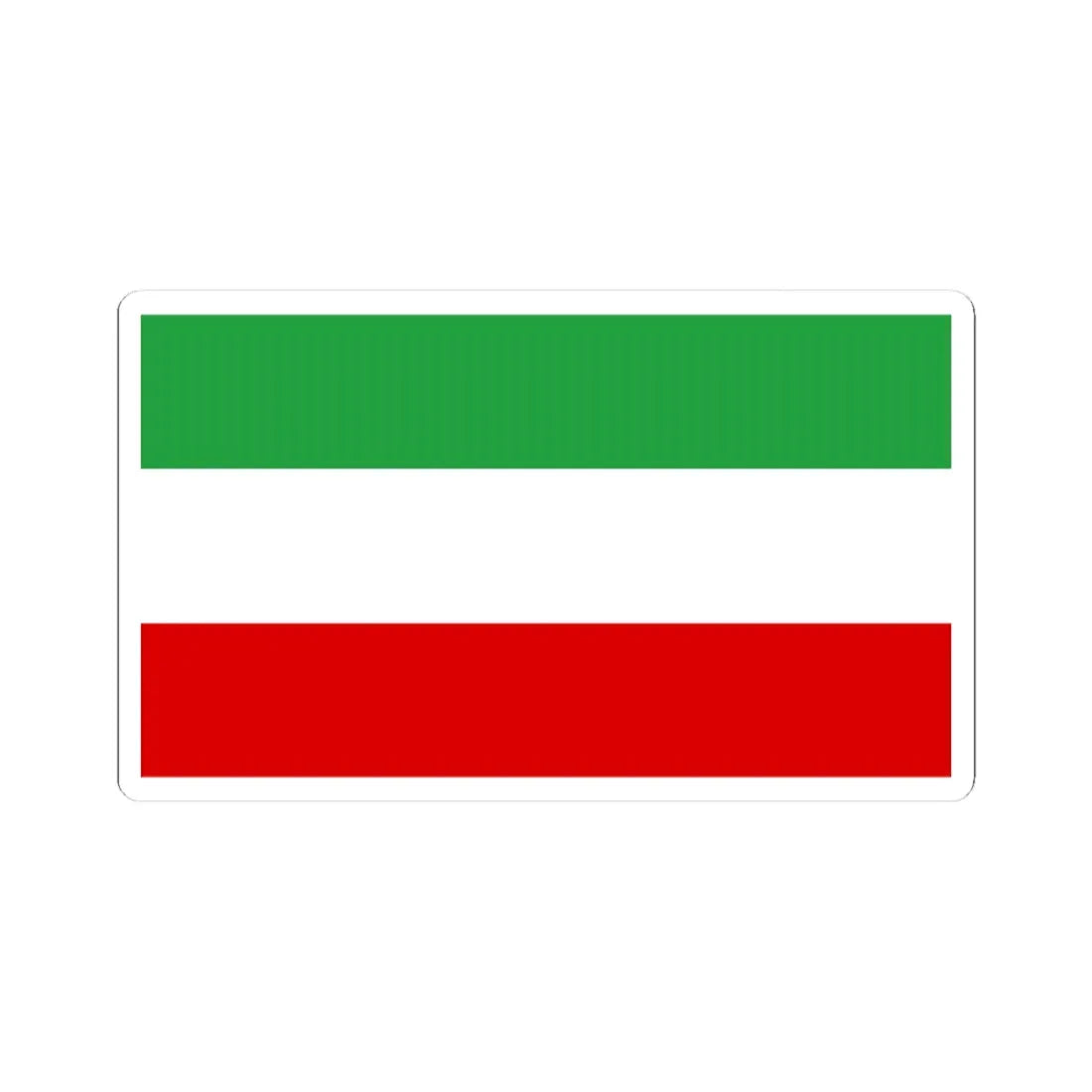 Flag of Iran no state government (Iran) STICKER Vinyl Kiss-Cut Decal 3 Inch White - The Sticker Space