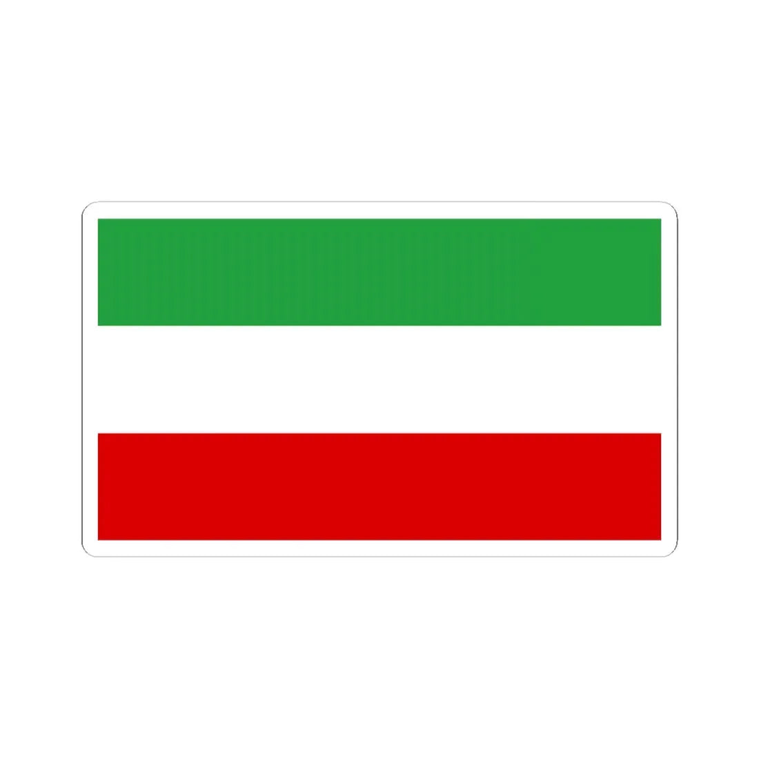 Flag of Iran no state government (Iran) STICKER Vinyl Kiss-Cut Decal 6 Inch White - The Sticker Space