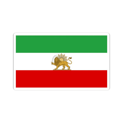 Flag of iran standard (Iran) STICKER Vinyl Kiss-Cut Decal 6 Inch White - The Sticker Space
