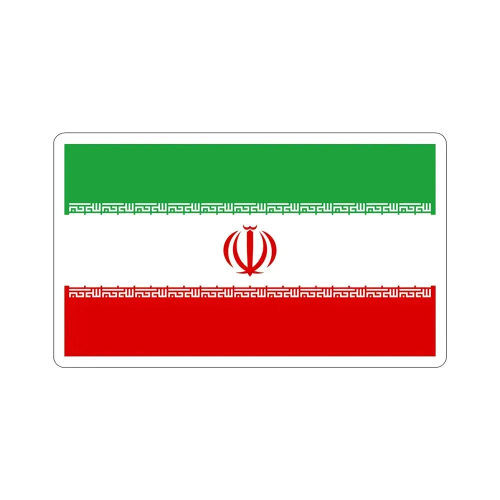 Flag of Iran STICKER Vinyl Die-Cut Decal 3 Inch - The Sticker Space