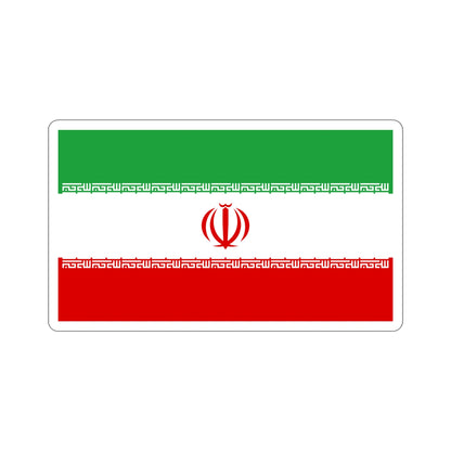 Flag of Iran STICKER Vinyl Die-Cut Decal-5 Inch-The Sticker Space