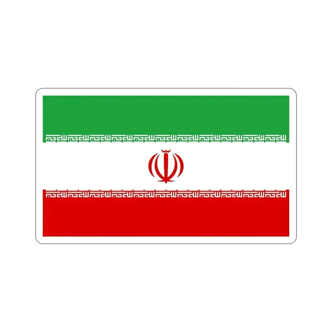 Flag of Iran STICKER Vinyl Die-Cut Decal - The Sticker Space