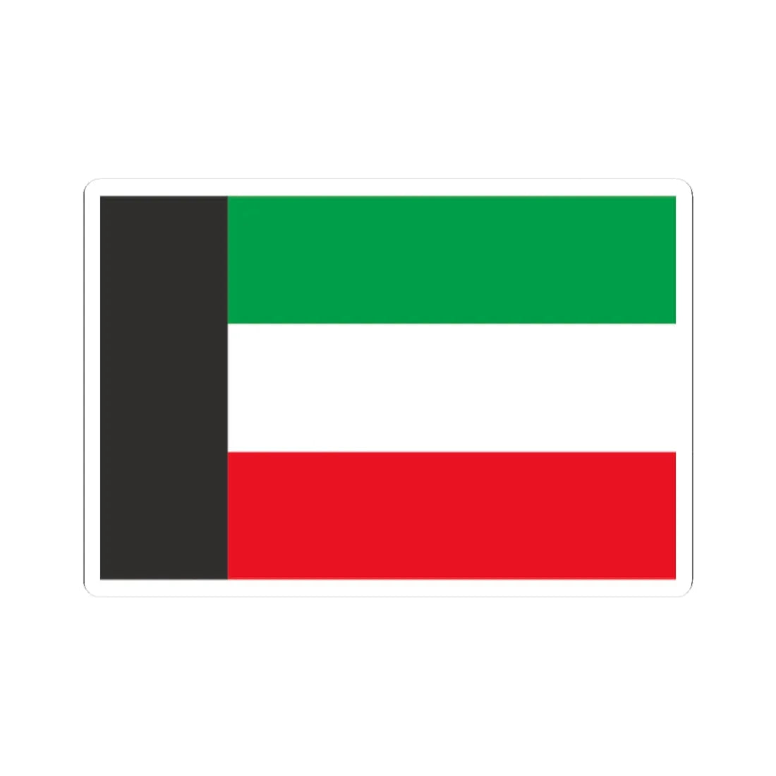 Flag of Iranian Arabs (Iran) STICKER Vinyl Kiss-Cut Decal 2 Inch White - The Sticker Space