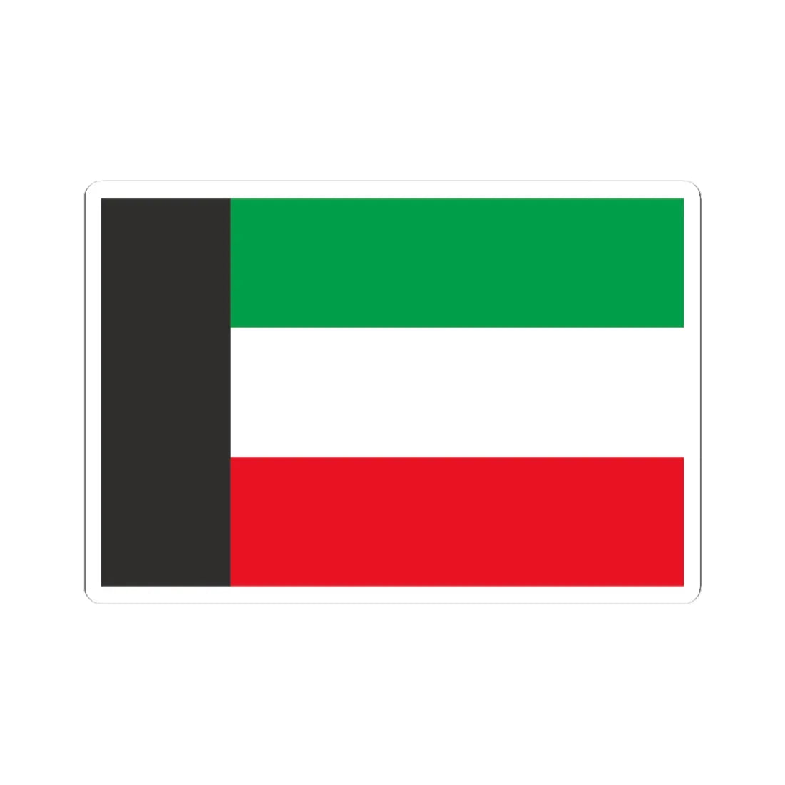 Flag of Iranian Arabs (Iran) STICKER Vinyl Kiss-Cut Decal 3 Inch White - The Sticker Space