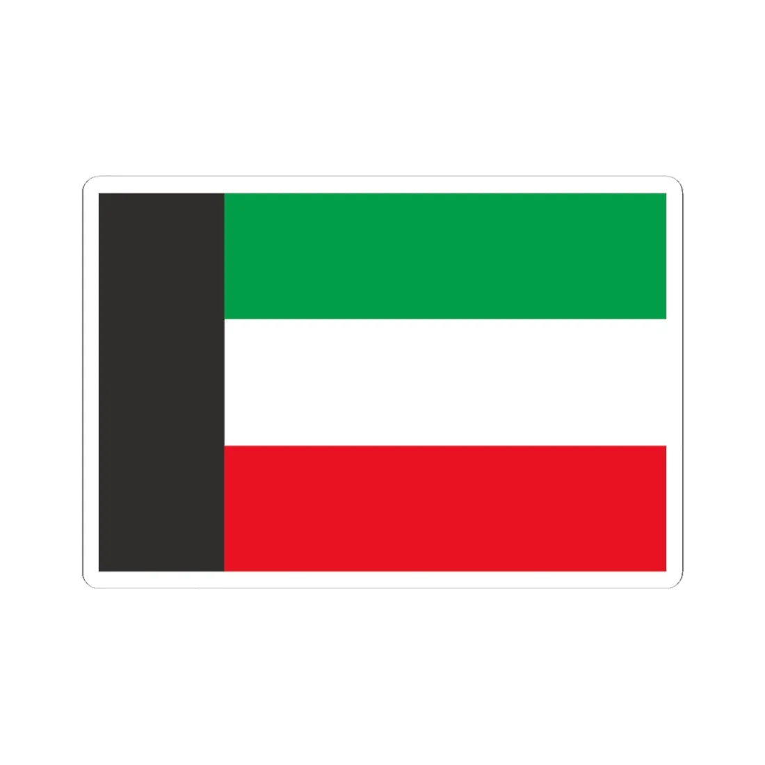 Flag of Iranian Arabs (Iran) STICKER Vinyl Kiss-Cut Decal 6 Inch White - The Sticker Space