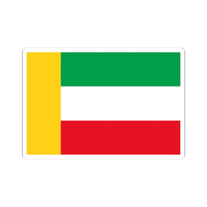 Flag of Iranian Kurds (Iran) STICKER Vinyl Kiss-Cut Decal 4 Inch White - The Sticker Space