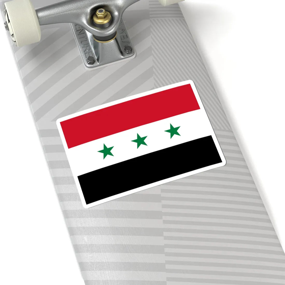 Flag of Iraq 1963-1991 (Iraq) STICKER Vinyl Kiss-Cut Decal - The Sticker Space