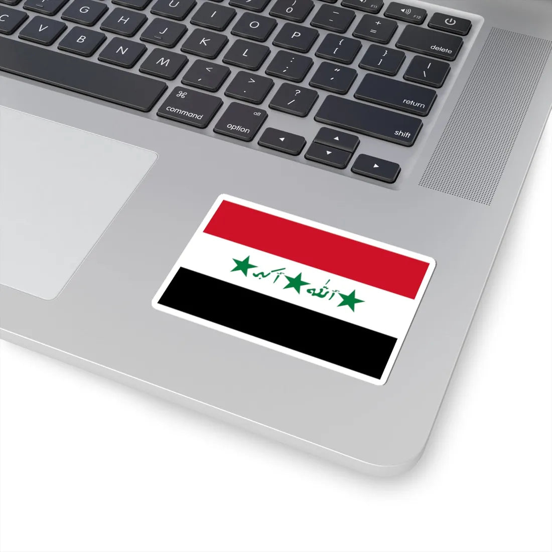 Flag of Iraq 1991-2004 (Iraq) STICKER Vinyl Kiss-Cut Decal - The Sticker Space