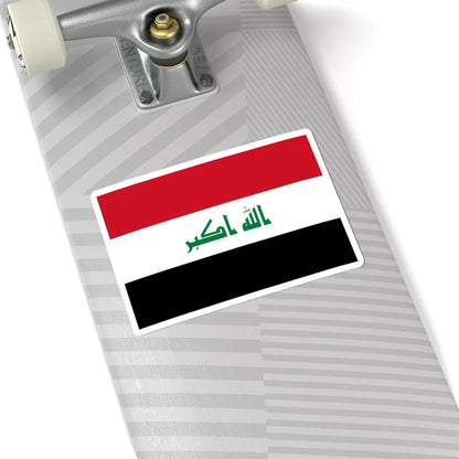 Flag of Iraq (Iraq) STICKER Vinyl Kiss-Cut Decal - The Sticker Space