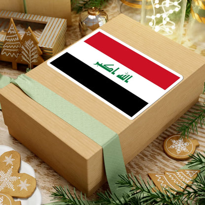 Flag of Iraq (Iraq) STICKER Vinyl Kiss-Cut Decal - The Sticker Space