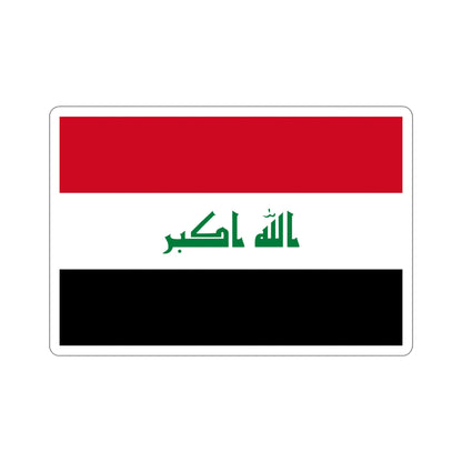 Flag of Iraq STICKER Vinyl Die-Cut Decal-5 Inch-The Sticker Space