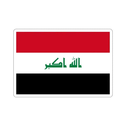 Flag of Iraq STICKER Vinyl Die-Cut Decal - The Sticker Space