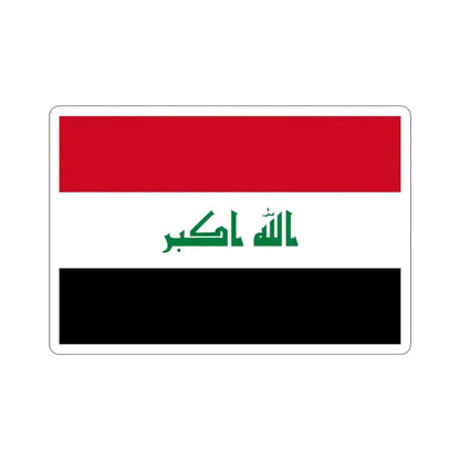 Flag of Iraq STICKER Vinyl Die-Cut Decal - The Sticker Space