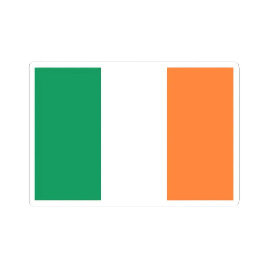 Flag of Ireland 3-2 (Ireland) STICKER Vinyl Kiss-Cut Decal 2 Inch White - The Sticker Space