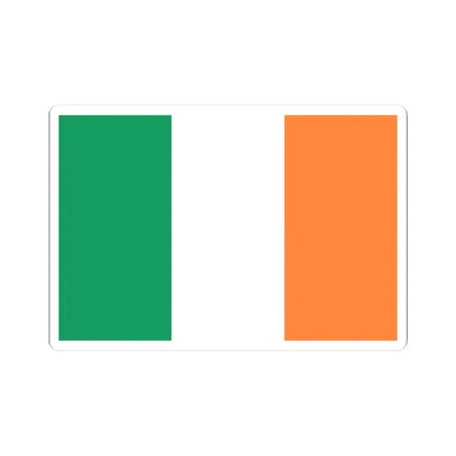 Flag of Ireland 3-2 (Ireland) STICKER Vinyl Kiss-Cut Decal 3 Inch White - The Sticker Space