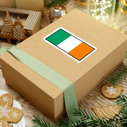 Flag of Ireland bordered (Ireland) STICKER Vinyl Kiss-Cut Decal - The Sticker Space