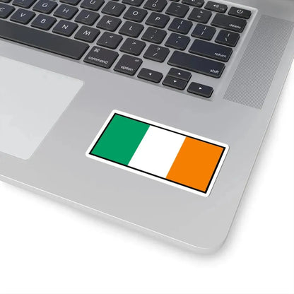 Flag of Ireland bordered (Ireland) STICKER Vinyl Kiss-Cut Decal - The Sticker Space