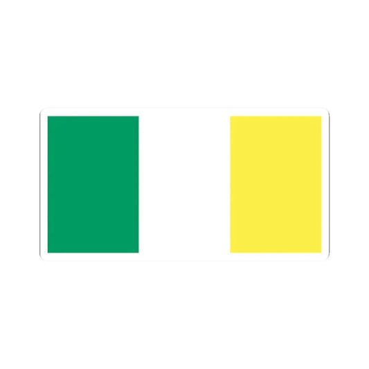 Flag of Ireland gold (Ireland) STICKER Vinyl Kiss-Cut Decal 2 Inch White - The Sticker Space