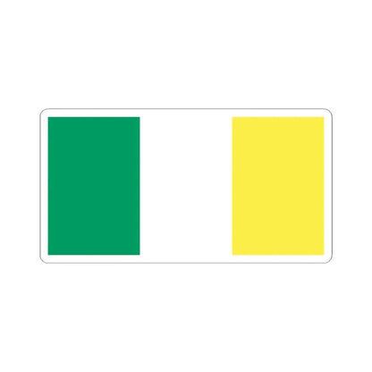 Flag of Ireland gold (Ireland) STICKER Vinyl Kiss-Cut Decal 6 Inch White - The Sticker Space