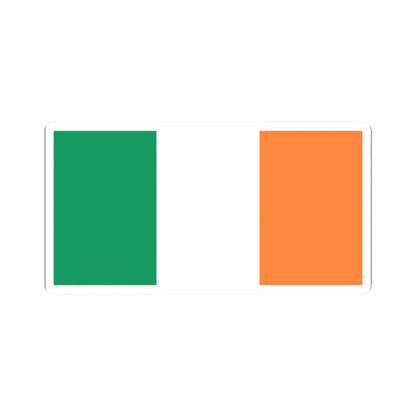 Flag of Ireland (Ireland) STICKER Vinyl Kiss-Cut Decal 2 Inch White - The Sticker Space